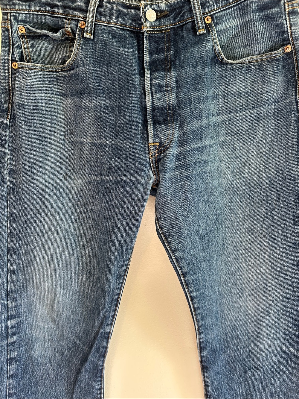Levi’s 501 Botton Fly Jeans 34x34 - Picture 4 of 8